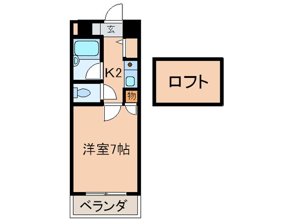 コンドミニアム折尾駅前の物件間取画像